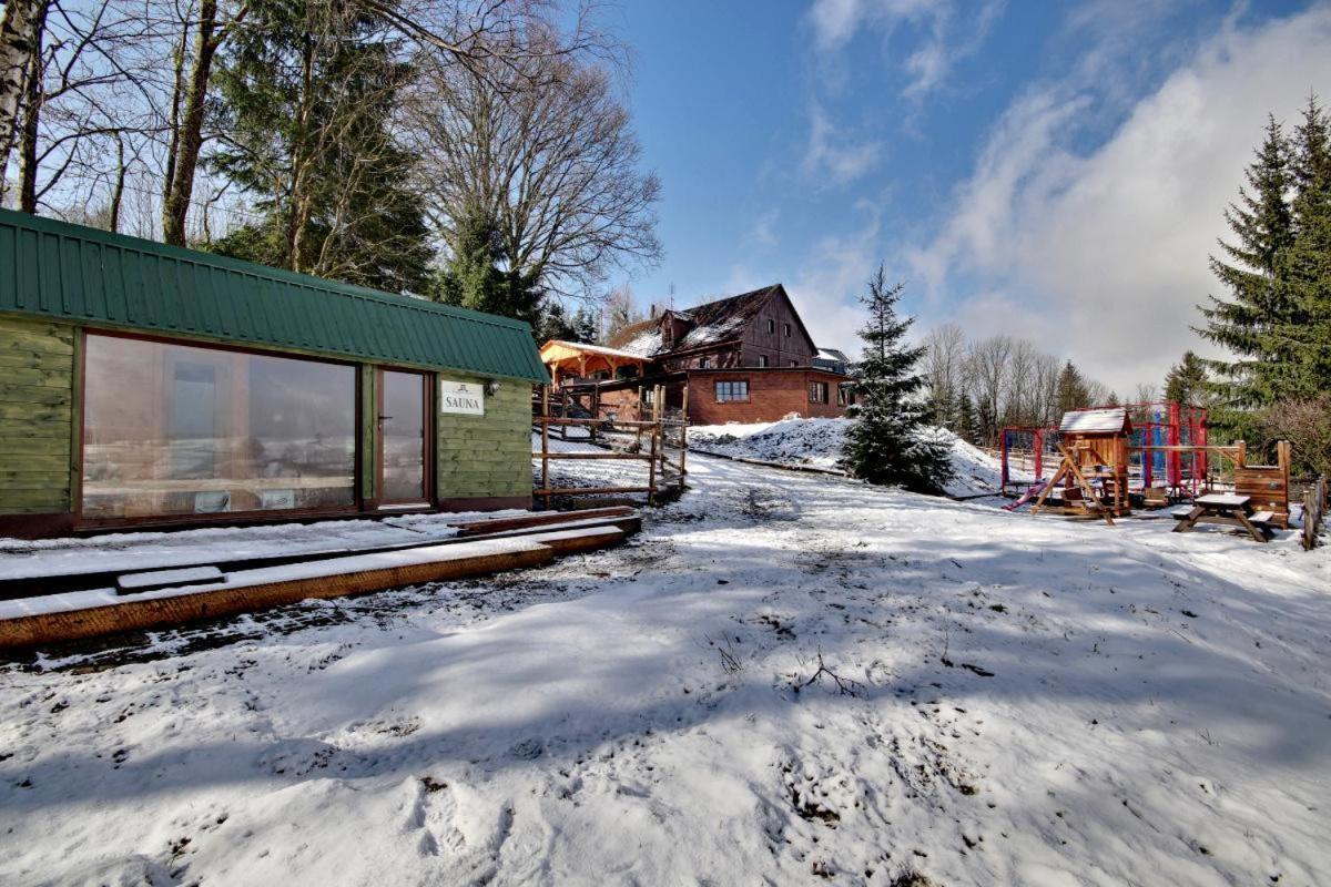 Penzion Harry Na Sjezdovce Krkonose วีโซเก นาด ยิเซโรว์ ภายนอก รูปภาพ